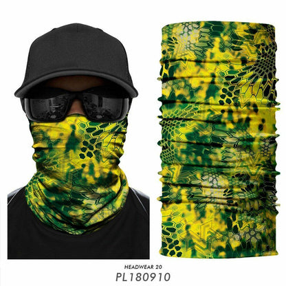 Mask Bandana Hunting Facemask Headband Camo Neck Gaiter Buff Scarf Tube Outdoors