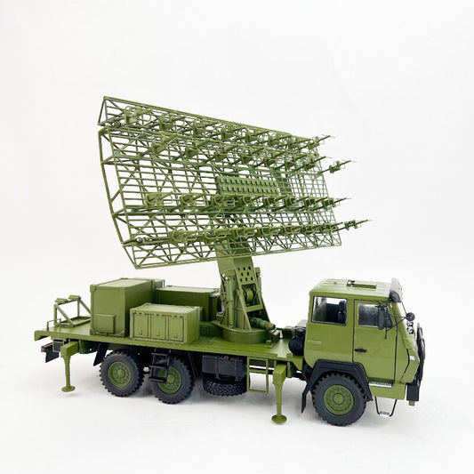 1:30 China 04E Type Flatbed Anti-Aircraft Radar Vehicle Simulation Alloy Model