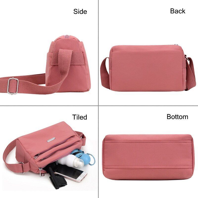 Nylon Shoulder Bag Handbag Travel Crossbody Bags Wallet Polyester Purse Oxford