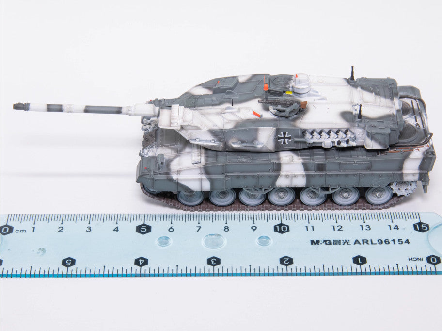 1:72 Panzerkampf German leopard 2A7 Main Battle Tank Diecast Plastic Armor Model