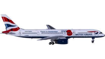 1:400 NG Model BRITISH AIRWAYS BOEING 757-200 Passenger Airplane Diecast Model