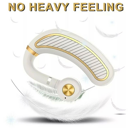 Bluetooth 5.0 Earpiece Wireless Headset Noise Cancelling Earbuds Driving Trucker