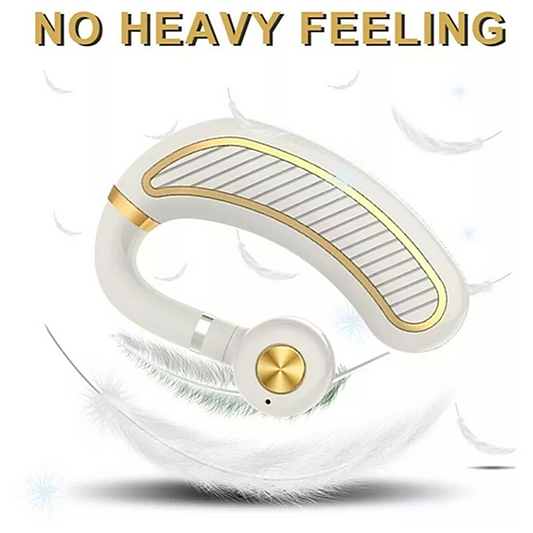 Bluetooth 5.0 Earpiece Wireless Headset Noise Cancelling Earbuds Driving Trucker