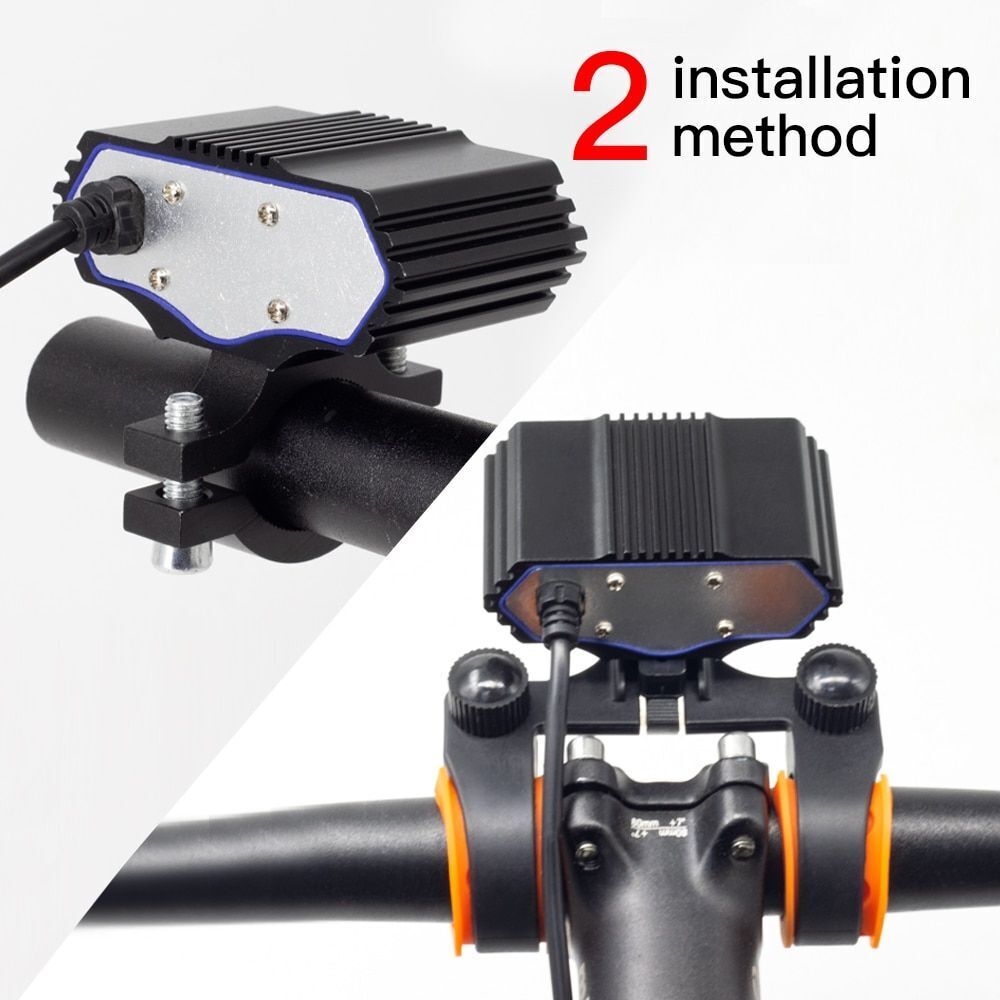 Electric Bike Scooter Headlight 1000 Lumens LED Lamp 12/24/36/48V Motorcycle 3PC