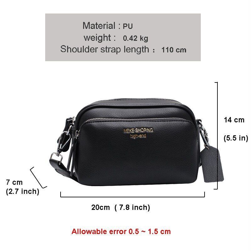 Phone Bag Fashion Small Bag Party Wide Straps Shoulder Casual Crossbody Purse