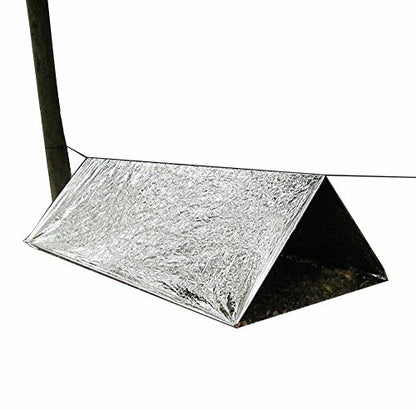 Two Person Mylar Emergency Tent Shelter - 8 Feet by 5 Feet