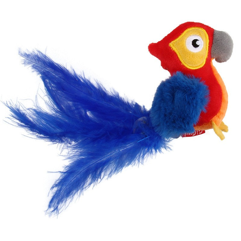 Plush tapping, shaking, bird, electric cat, dog, self fun simulation toy--us