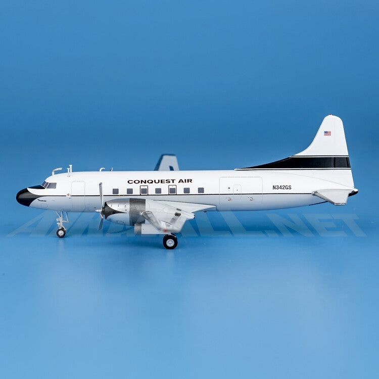 1:200 GeminiJets Conquest Air Convair C-131F (CV-340) Diecast Aircraft Model
