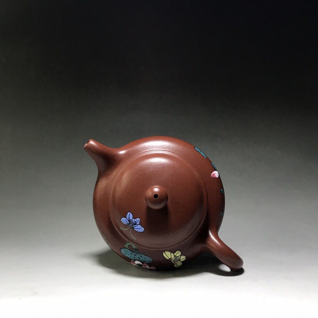 Chinese Yixing Zisha Clay Handmade Exquisite Teapot （仿古壶 底款：王国望）