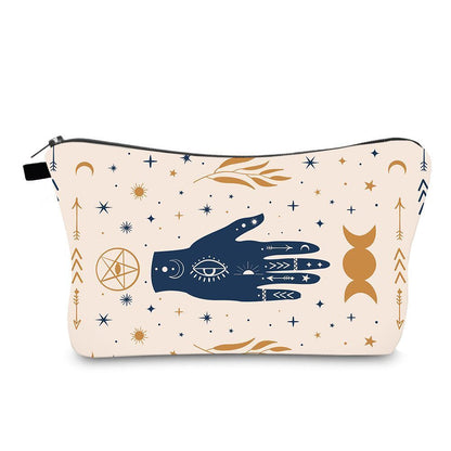 Cosmetic Bag Printed Traveling Storage Bags Clutch Washing Bag Makeup Organizer
