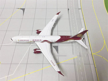 JC Wings JUNEYAO AIR for Boeing 787-9 B-207N Flaps down 1/400 plane Pre-builded