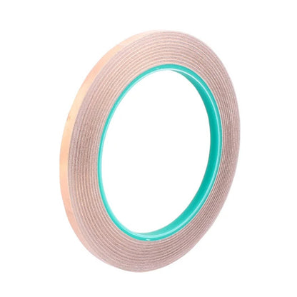 50 Feet 3/16" (5mm) Wide Copper Foil Tape with Adhesive Backing, EMI Shielding