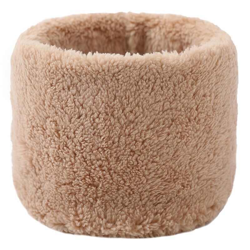 Unisex Winter Warm Plush Ring Scarf Faux Rabbit Fur Headband Collar Bandana