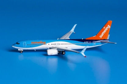 1:400 JC Wings Sunwing BOEING 737-800 Passenger Airplane Diecast Aircraft Model