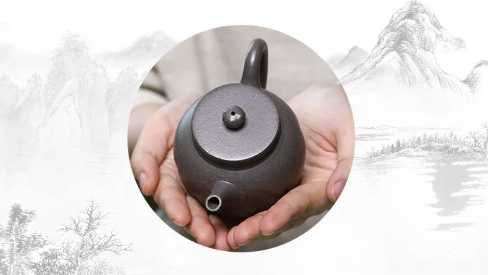 200cc chinese Yixing Handmade Zisha teapot TianQingNi GongDeng Gongfu Hu Tea Pot