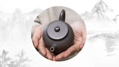 200cc chinese Yixing Handmade Zisha teapot TianQingNi GongDeng Gongfu Hu Tea Pot