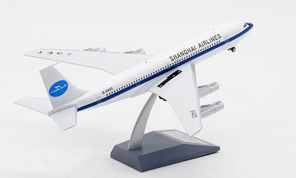1:200 Aviation SHANGHAI AIRLINES BOEING B707-300 Airplane Diecast Plane Model