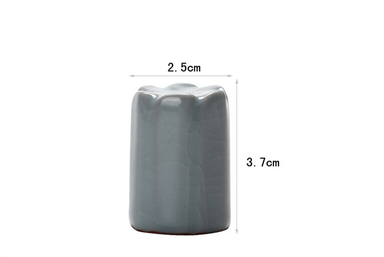Porcelain Holder For Lid Of Tea Pot Gaiwan Creative Ruyao Crackle Glaze Rack