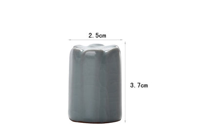 Porcelain Holder For Lid Of Tea Pot Gaiwan Creative Ruyao Crackle Glaze Rack