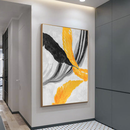 Abstract Handpainted Oil Painting On Canvas Large Contemporary Wedding Decor