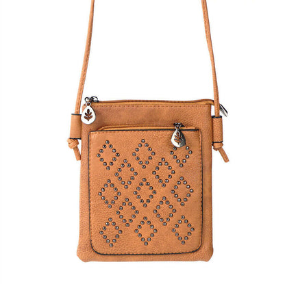 CELELA Women Ladies Studded Crossbody Shoulder Bag Purse Wallet USA