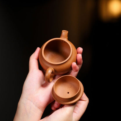 120ml Chinese Kungfu Tea Pot Handmade Master Pot Real Yixing Zisha Jiangpo Clay