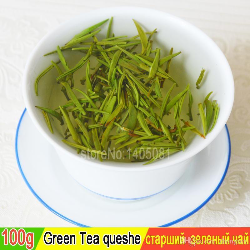 2023 High Quality Green Tea Mingqian Fried Queshe Maojian Tea Green Healthy 100g