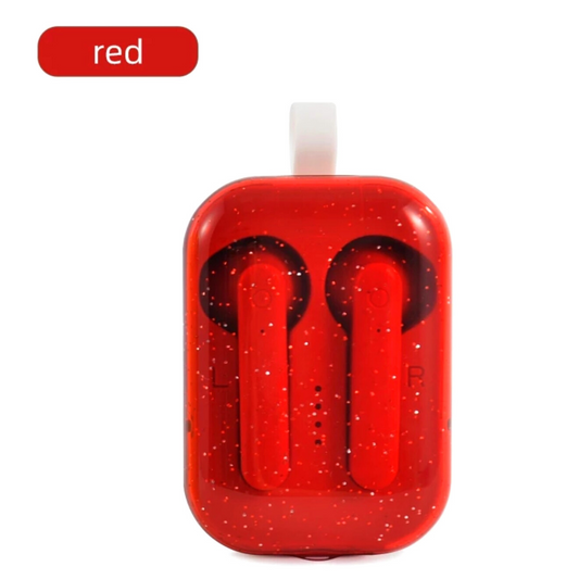 keychain Wireless Bluetooth Headphones Mini Portable Earbuds in-ear Candy Girl