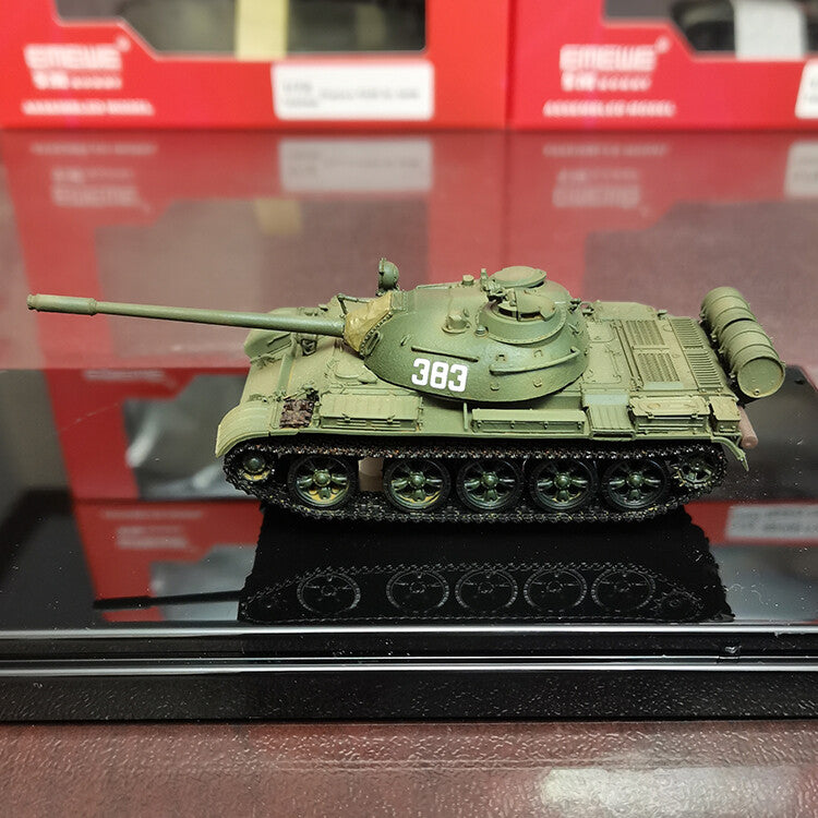 5M 1/72 Soviet T-55A 72111A Main Battle Tank Turret Swivelable Finished Model