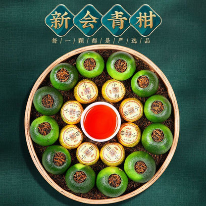 Dried Xinhui Citrus Tea Authentic Pu'er Tea Tangerine Peel Cooked Tea Gift Box