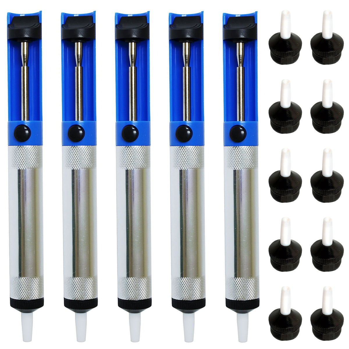 5 Pack Solder Sucker RoHS Certified Desoldering Pump