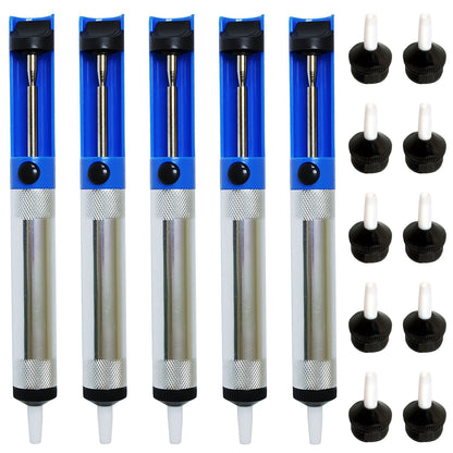 5 Pack Solder Sucker RoHS Certified Desoldering Pump