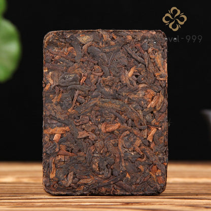80g Ripe Puer Tea Brick Pa Sha Yunnan Ancient Tree Mountain Grown Rich Aged Tea