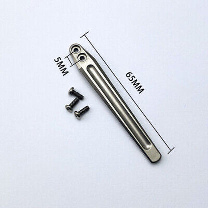 Deep Carry TC4 Clip + 3PCs. TC4 Screws for Rick Hinderer knives XM18 / XM24