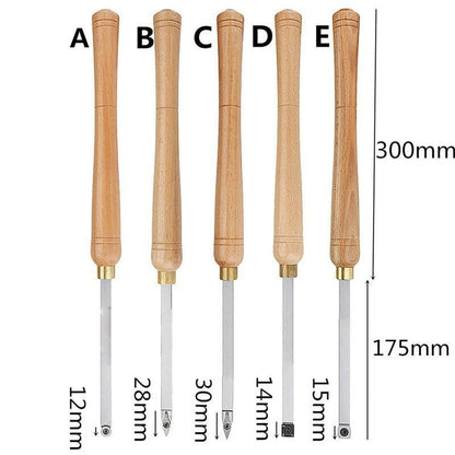 Carbide Insert Lathe Wood Turning Tool Square Shank + Handle woodworker Cutter