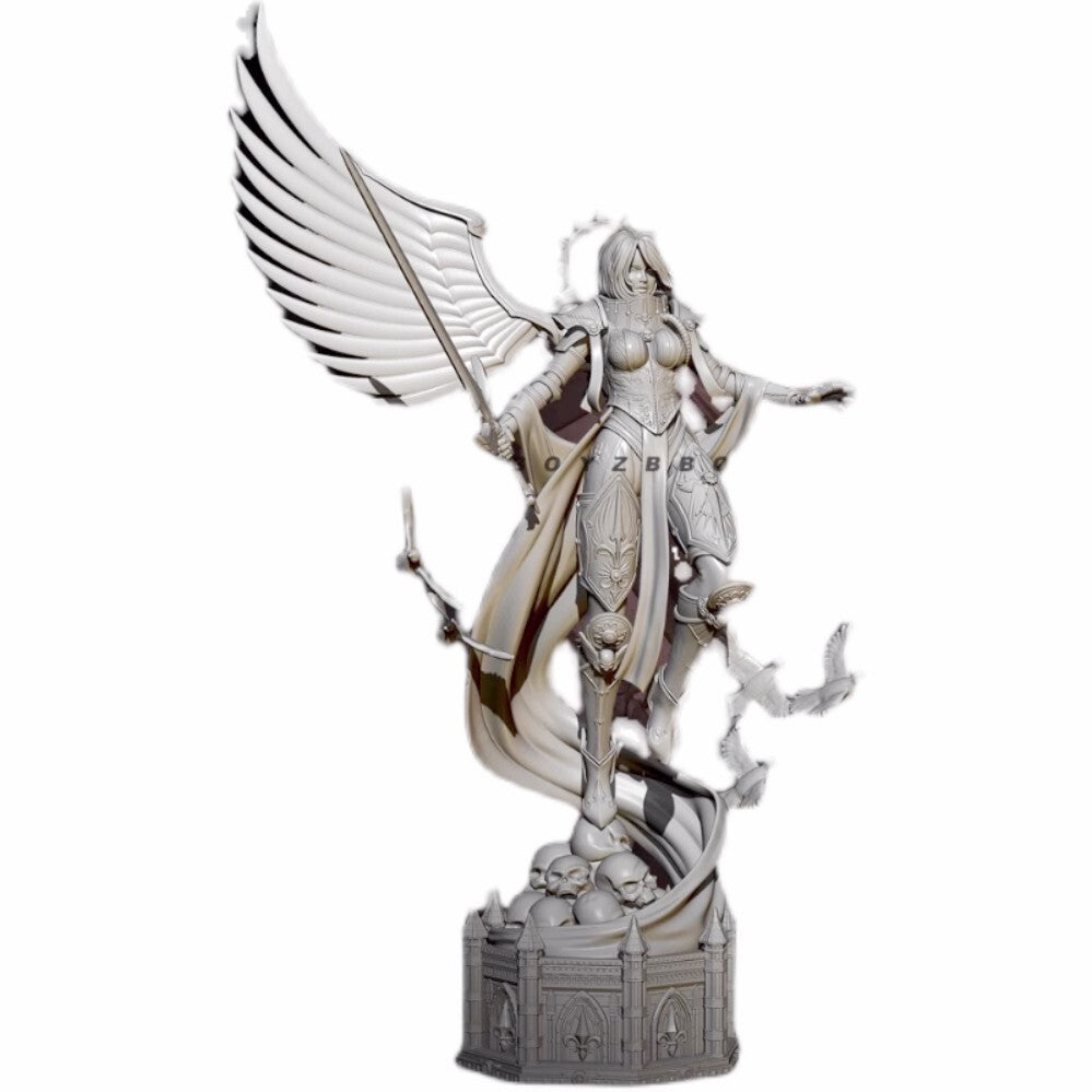 1:24 resin figure model kit Fantasy Angel Sword God Unassembled unpainted