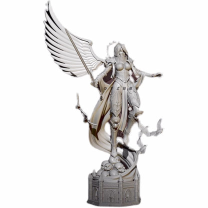 1:24 resin figure model kit Fantasy Angel Sword God Unassembled unpainted