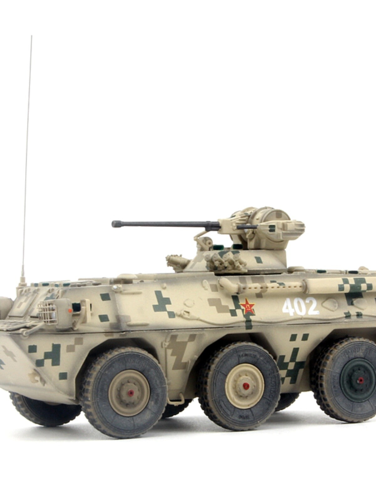 UNISTAR 1/72 China 92 wheeled infantry armored vehicle model digital sand paint