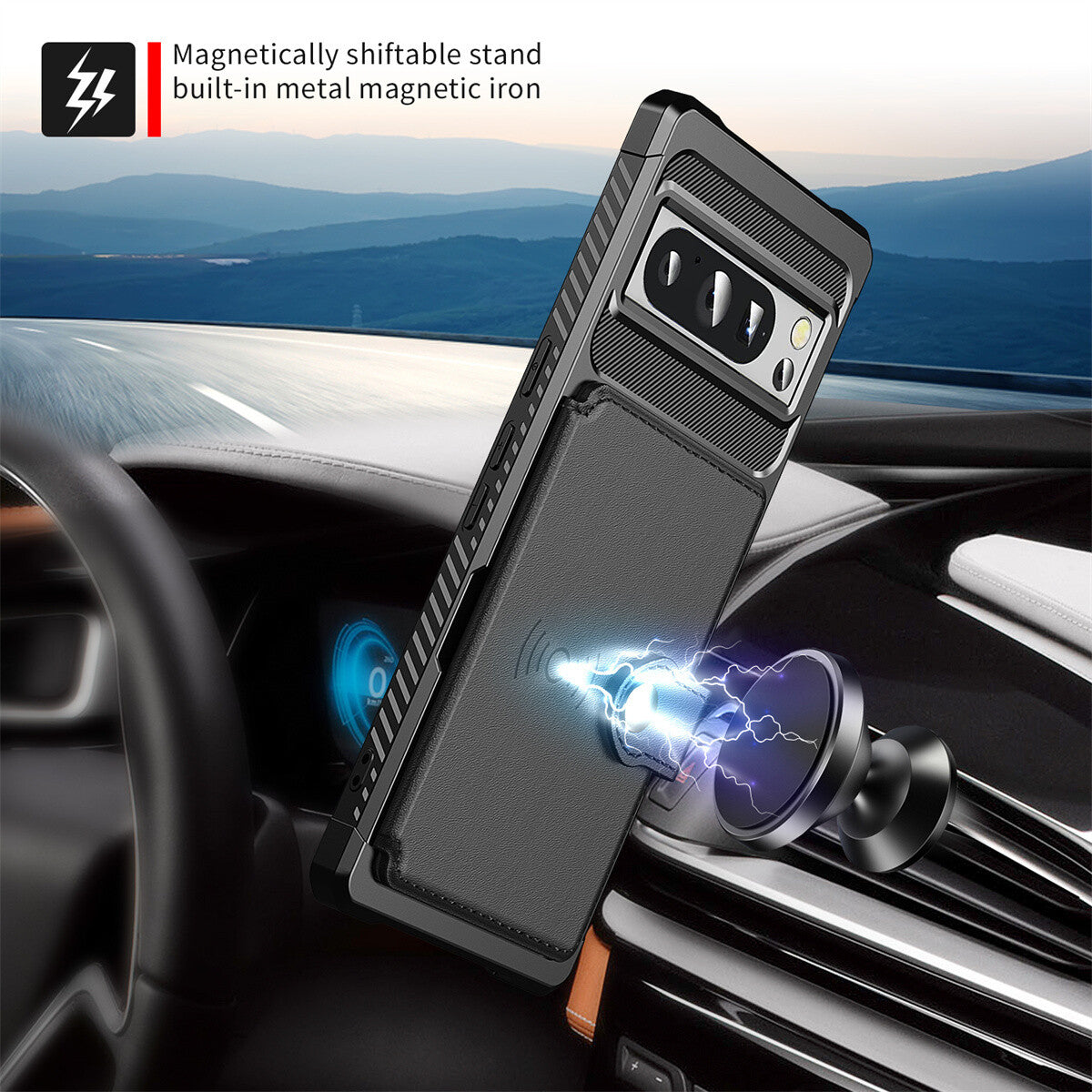 For Google Pixel 8 7 Pro Pixel 8 7 PU Leather Flip Wallet Cover with Card Holder