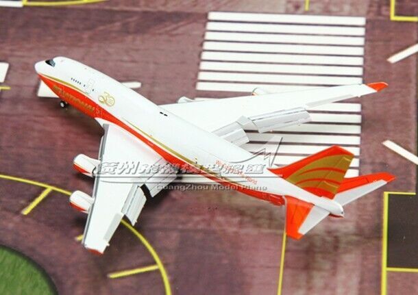 1:400 JC Wings NATIONAL BOEING 747-400 Passenger Plane Flap Down Diecast Model