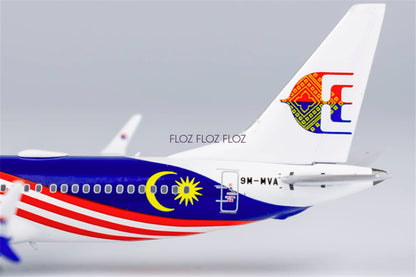 NG Models Malaysia Airlines for Boeing B737 MAX8 9M-MVA 1:400 Aircraft Pre-built