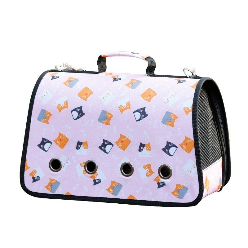 Portable Cat Bag Small Dog Carrier Outdoor Foldable Dog Travel Bag Cats Carrying