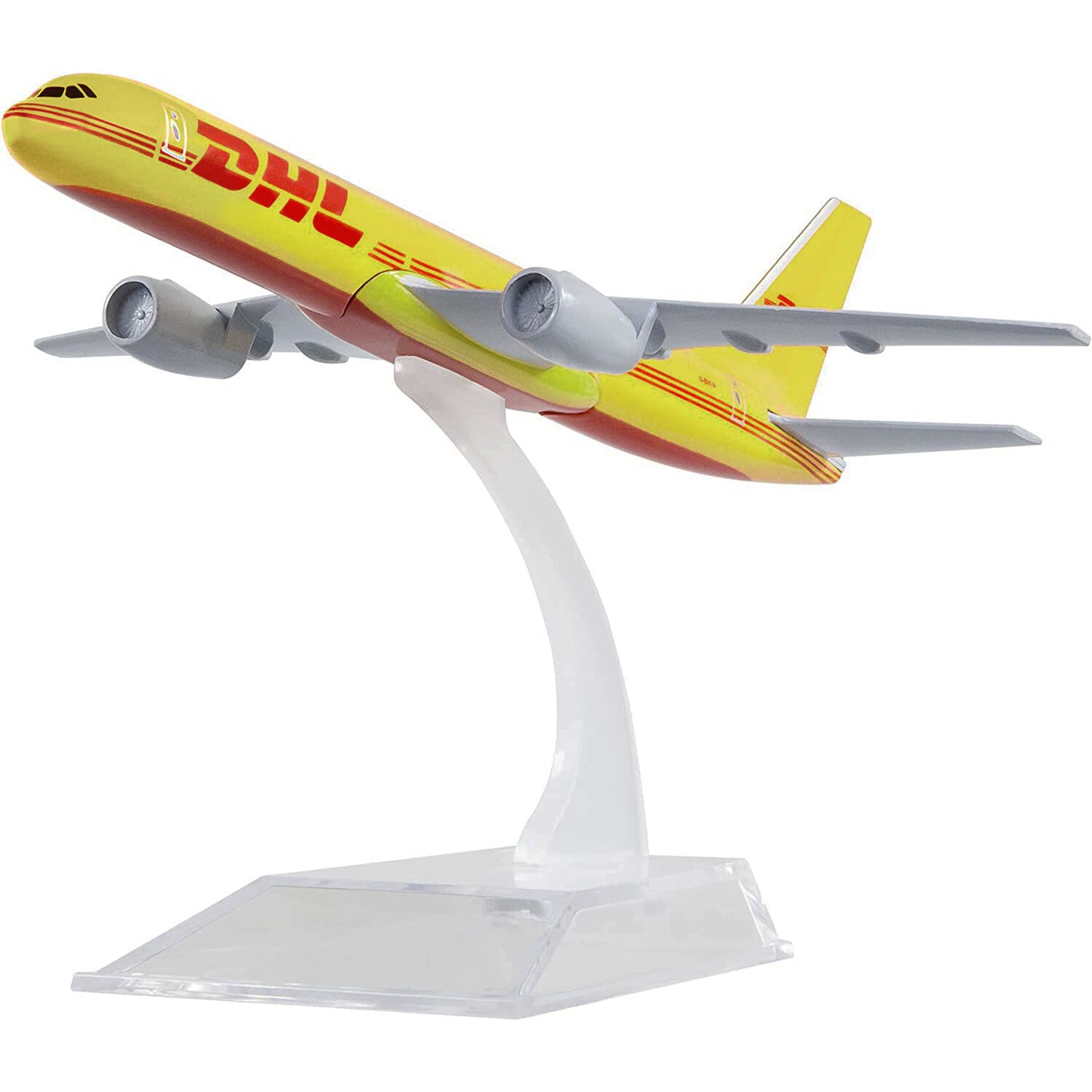 16cm DHL B757 Cargo Airplane Model 1:400 Alloy Simulation Aircraft Ornaments