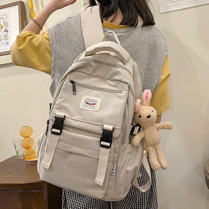 Nylon Women Backpack Female Students Schoolbag Simple Sense Travel bag