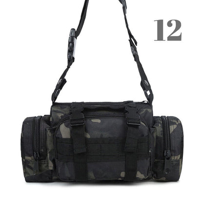 Men's Military Tactical Waist Bag Outdoor Camping Shoulder Chest Bag Fanny Pack
