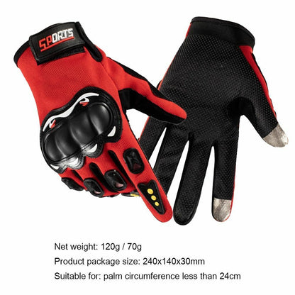 Motorcycle Gloves Breathable Full Finger Racing Mountain Bike Protection Riding