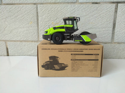 1:50 ZOOMLION ZRS326 HYDRAULIC SINGLE-DRUM VIBRATORY ROAD ROLLER Diecast Model
