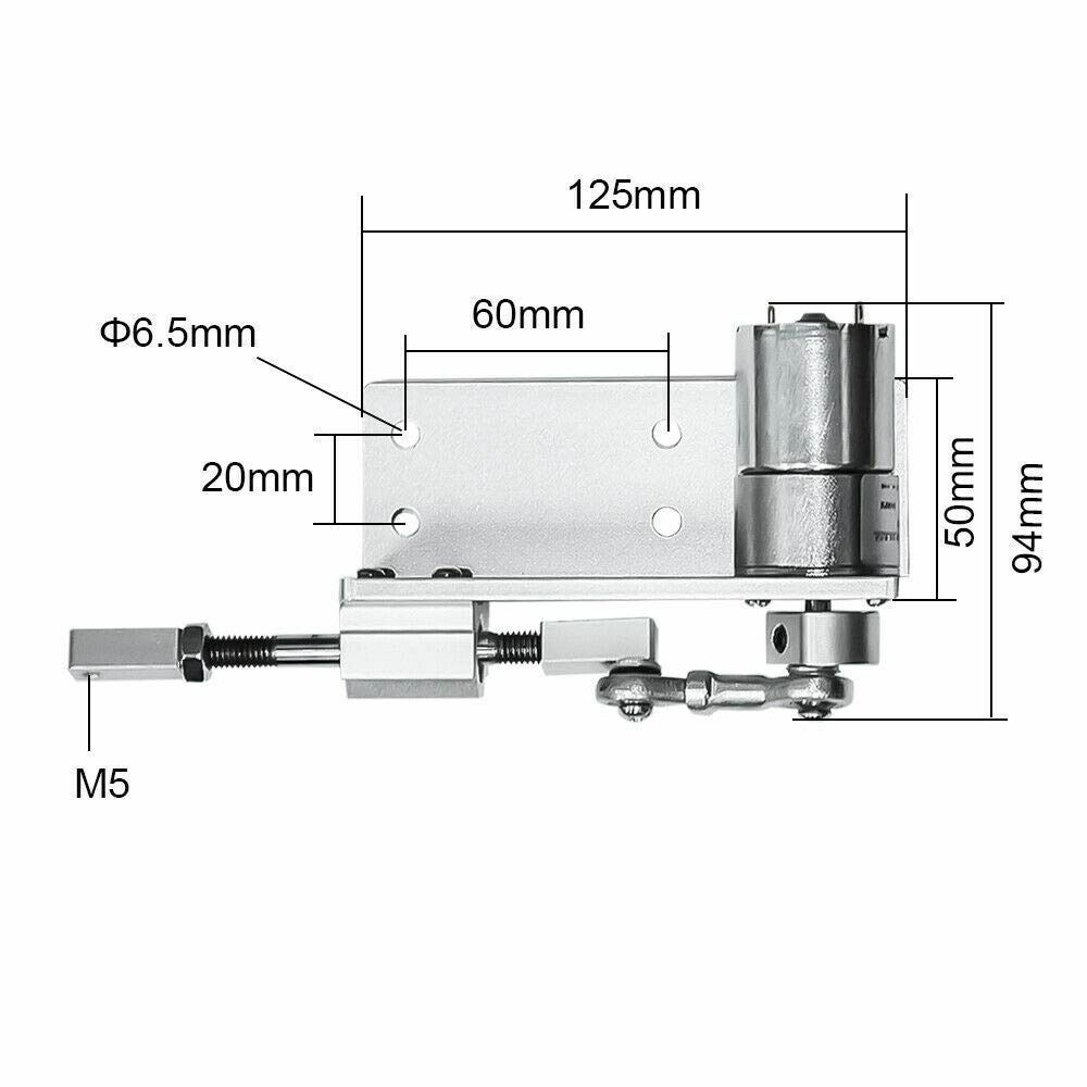 Linear Actuator 330L Small DIY Design Reciprocating Cycle with DC Gear Motor 12V