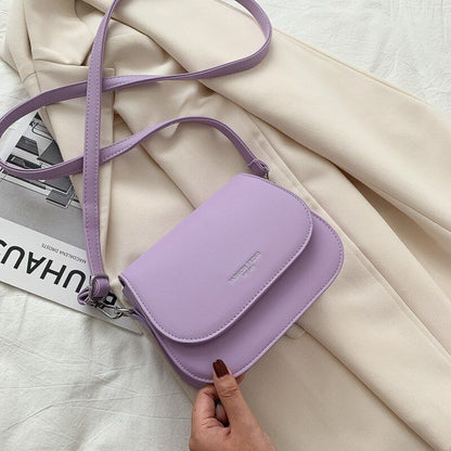 Crossbody Bags Women Solid Wild Flap Shoulder Bag Lady Small Handbags Purses 1PC