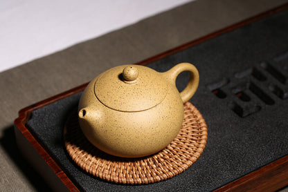 Real Yixing Zisha Tea Pot Duan Clay Xishi Pot Marked 9 Infuser Holes China Pots